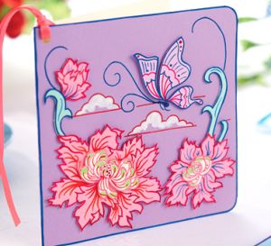 Oriental Inspired Painted Greeting Cards