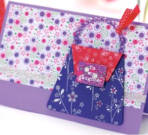 Bead Strap Handbag Card