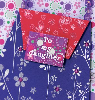 Bead Strap Handbag Card