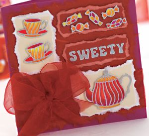 Sweet Sticker Greeting Card