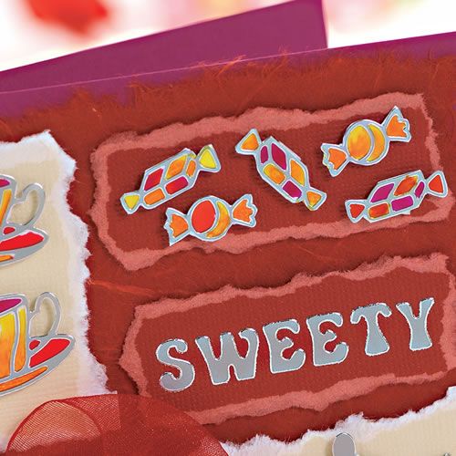 Sweet Sticker Greeting Card