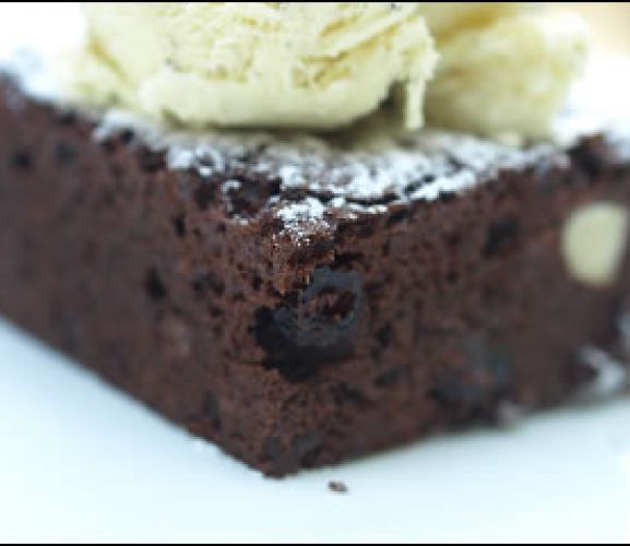 Pecan & Cherry Double Chocolate Brownies Recipe