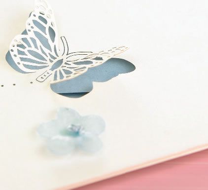 3 D Butterfly Wedding Invitations Free Craft Project