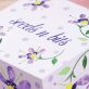 Flower Painted Wooden Seed Box