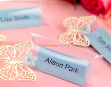 Pastel Pillow Box Wedding Favours