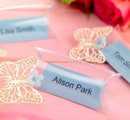 Pastel Pillow Box Wedding Favours