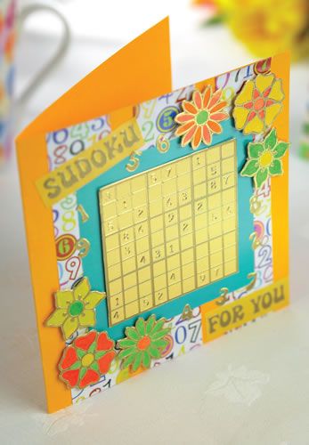 Sudoku Game Greeting Card