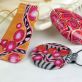 Retro Polymer Clay Pendants