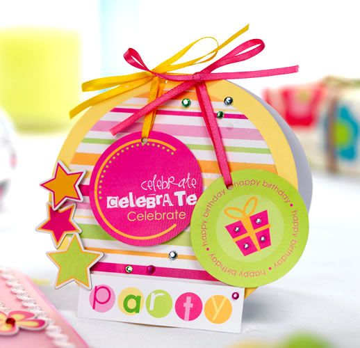 Vibrant Modern Celebrate Card