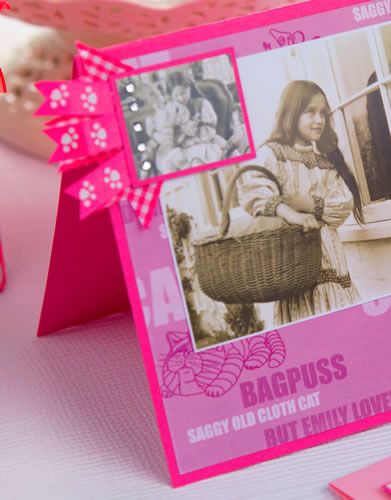 Bagpuss Style Photo Card