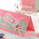 Simple Diamanté Feather Thank You Cards