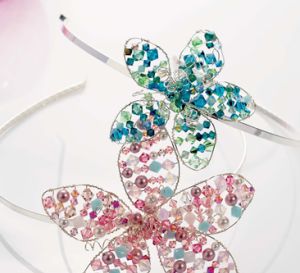 Beaded Flower Headband Free Project