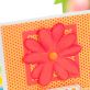 Die Cut Orange Flower Greeting Cards