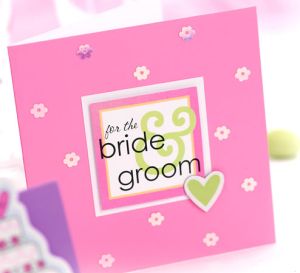 Easy Bride & Groom Wedding Card