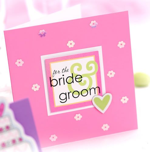 Easy Bride & Groom Wedding Card