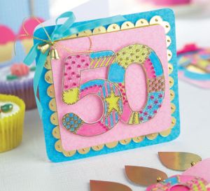 Embossed 3rd, 18th & 50th Birthday Cards