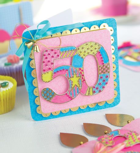 Embossed 3rd, 18th & 50th Birthday Cards