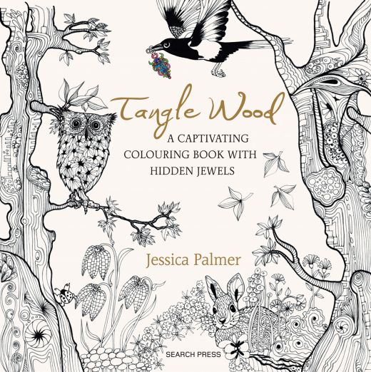 Countdown to Christmas: Tangle Wood Colouring Download