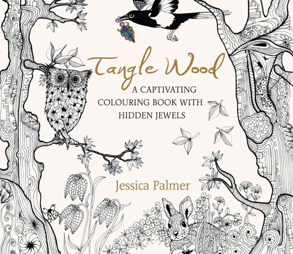 Countdown to Christmas: Tangle Wood Colouring Download