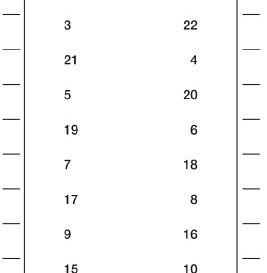 Advent Calendar Window Card Cutting Template