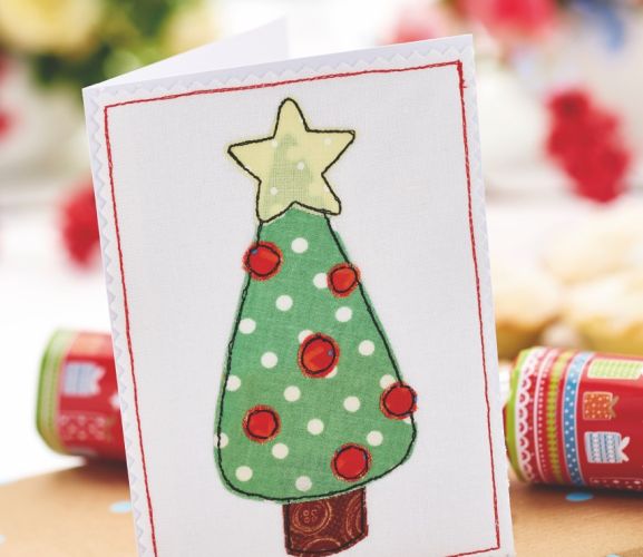 Appliqué Christmas Card Templates