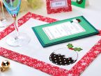 Applique Christmas Table Decorations