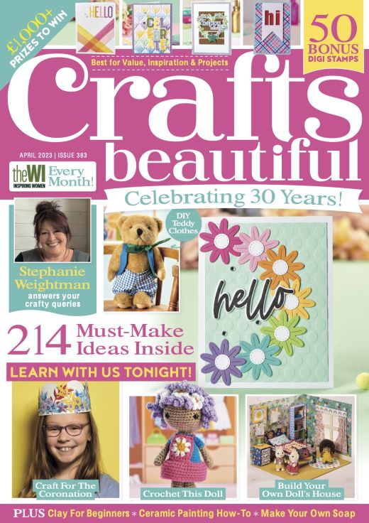 Crafts Beautiful April 2023 Issue 383 Template Pack