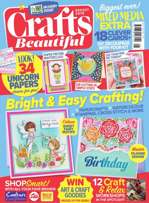 Crafts Beautiful August 2019 Issue 335 Template Pack