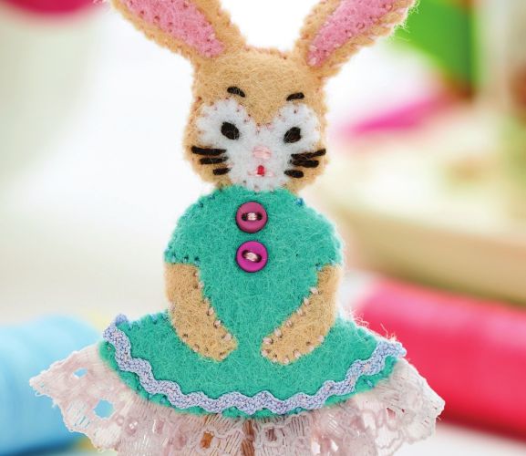 Bunny Brooch