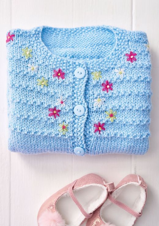 Knit A Baby Cardigan