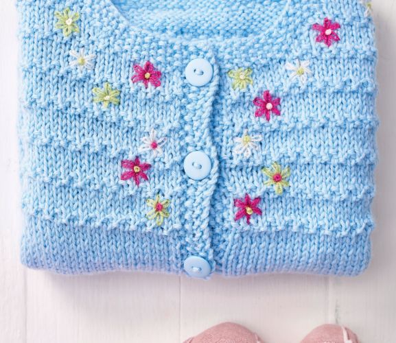 Knit A Baby Cardigan