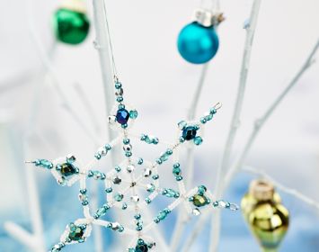 Beaded Snowflake