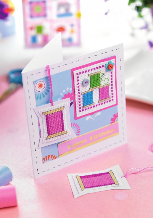 Beginner’s Cross-Stitch Card, Tag & Sampler