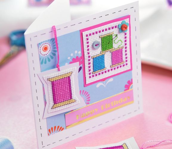 Beginner’s Cross-Stitch Card, Tag & Sampler