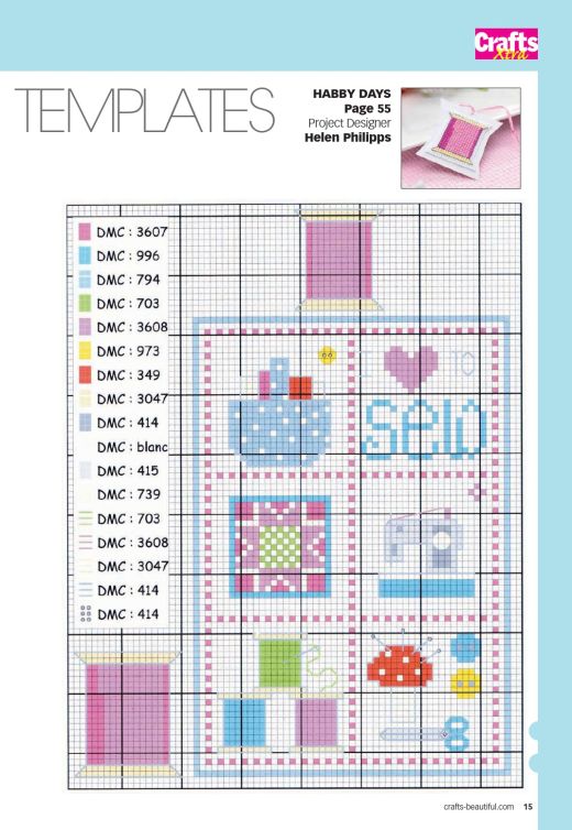 Beginner’s Cross-Stitch Card, Tag & Sampler