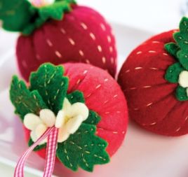 Strawberry Pincushion Template Strawberry Pincushion Template