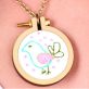 Embroider a Bird Pendant