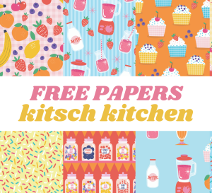 Free Kitsch Kitchen Papers