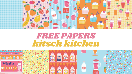 Free Kitsch Kitchen Papers