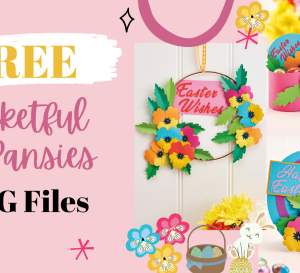 FREE Pocketful of Pansies SVG File