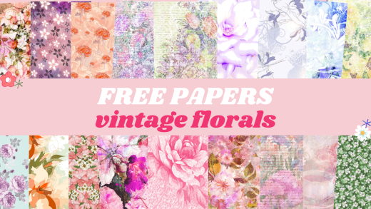 Free Vintage Florals Papers