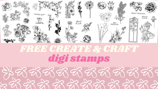 Free Create and Craft Digi Stamps