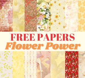 Free Flower Power Papers