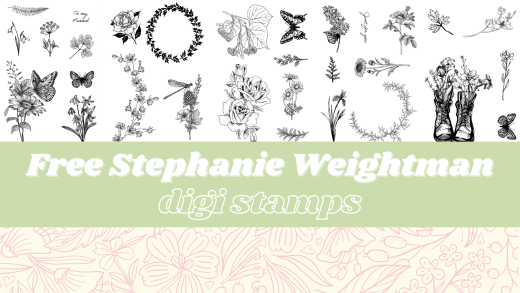 Free Stephanie Weightman Digi Stamps