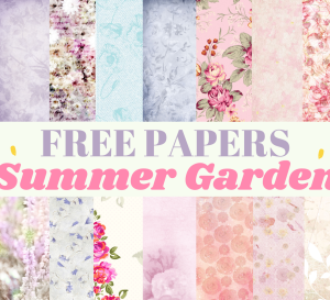 Free Summer Garden Papers