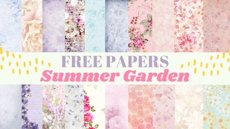 Free Summer Garden Papers