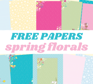 Free Spring Florals Papers