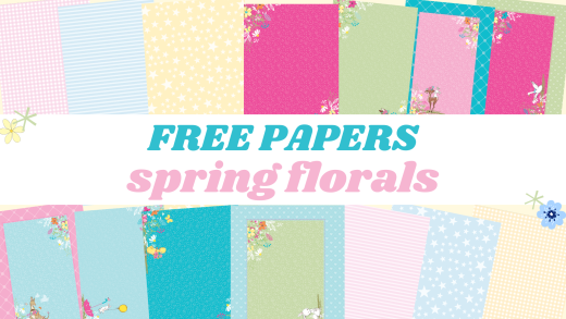 Free Spring Florals Papers