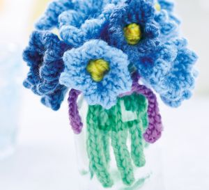 Knit a Bluebell Posy