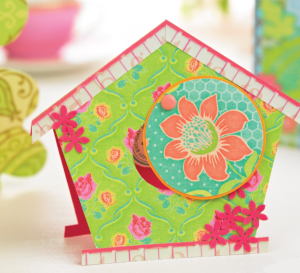 Bright Birdhouse Card